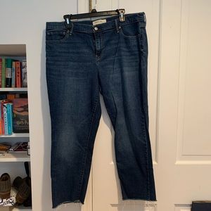Gap Real Straight Denim (Raw Hem)